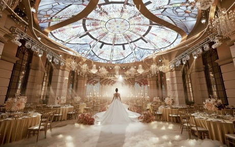 巴洛克城堡 [ 最大28桌 · 高8.0m · 无柱 ·  ]